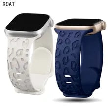 Apple Watch band Leopard Silicone