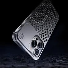 Aluminum Alloy Phone Fragrance Rimless Heat Dissipation Case