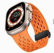 Magnetic WatchBand For Apple Watch Ultra Silicone Bracelet