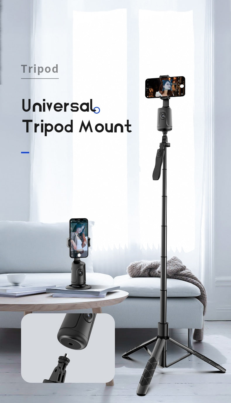 Auto Face Tracking Tripod 360° Rotation