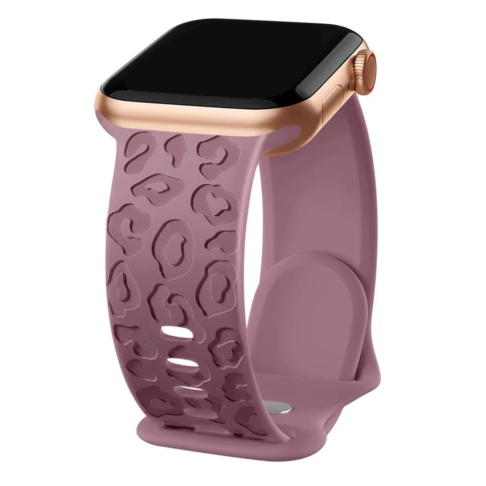 Apple Watch band Leopard Silicone