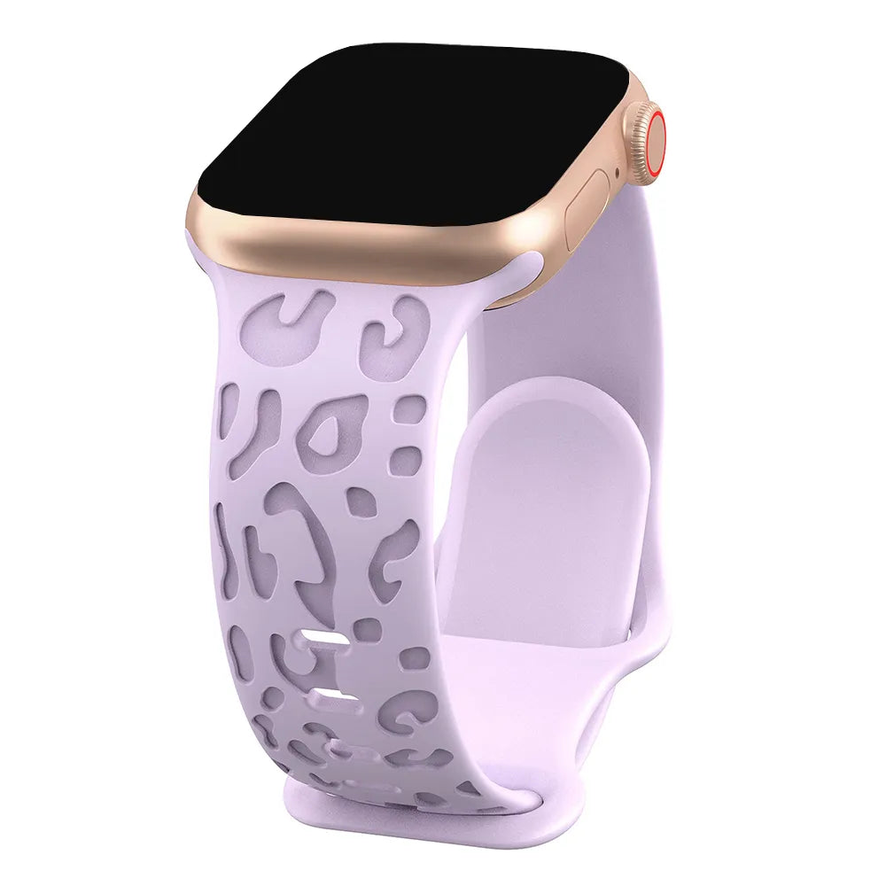 Apple Watch band Leopard Silicone