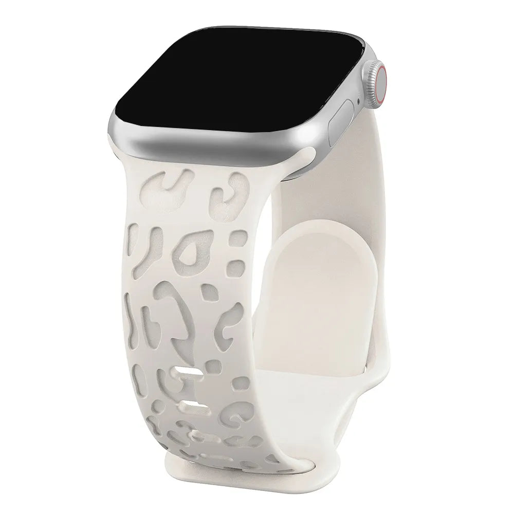 Apple Watch band Leopard Silicone