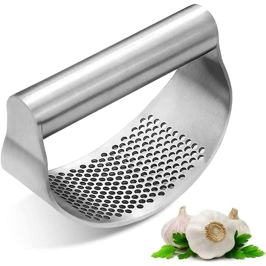 Stainless Steel Garlic Press Squeezer